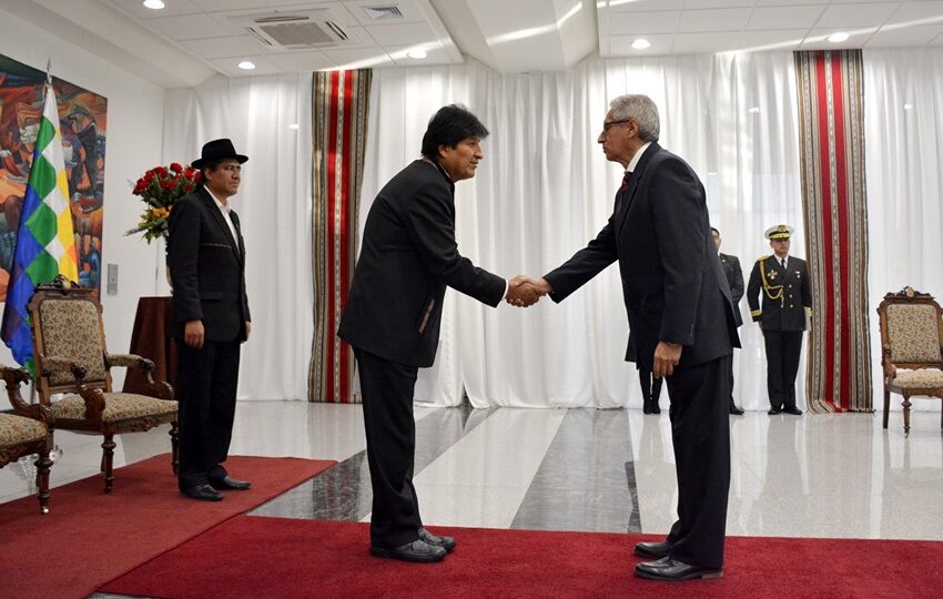  Estado plurinacional de Bolivia ya cuenta con nuevo embajador peruano