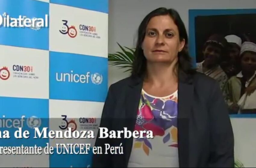 Mujeres al Frente: Ana De Mendoza Barbera, Representante de UNICEF