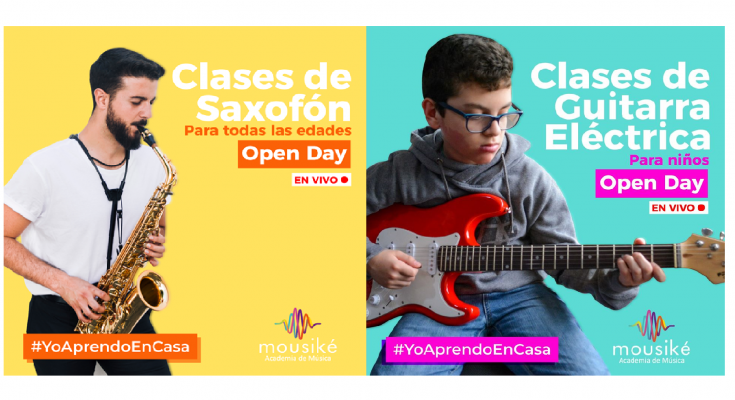  Mousiké Academia abre su abanico de clases musicales para darlas gratuitamente en su primer Open Day 2020
