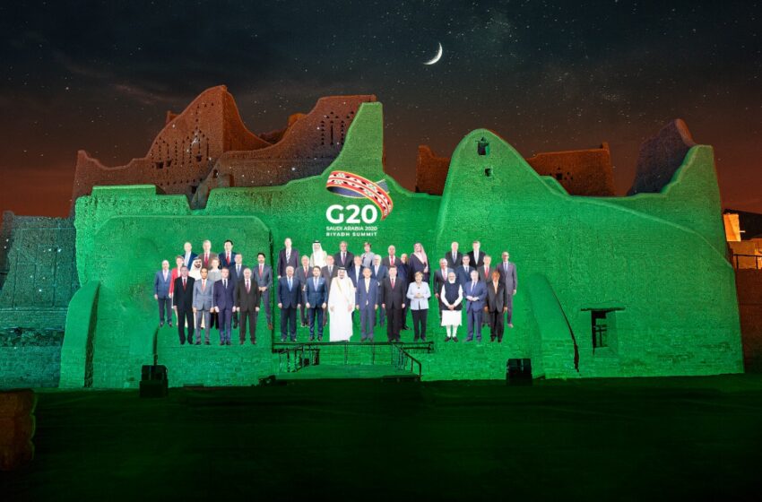  Cumbre mundial del G20 se dio en forma virtual desde Arabia Saudí