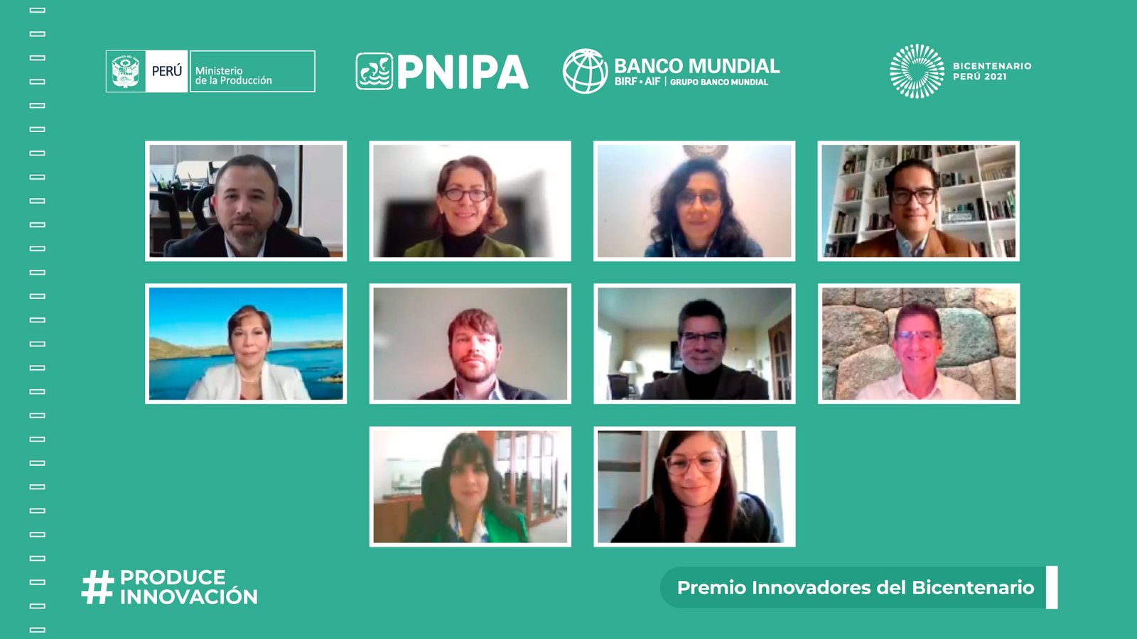 ganadores Programa Nacional de Innovación en Pesca y Acuicultura (PNIPA)