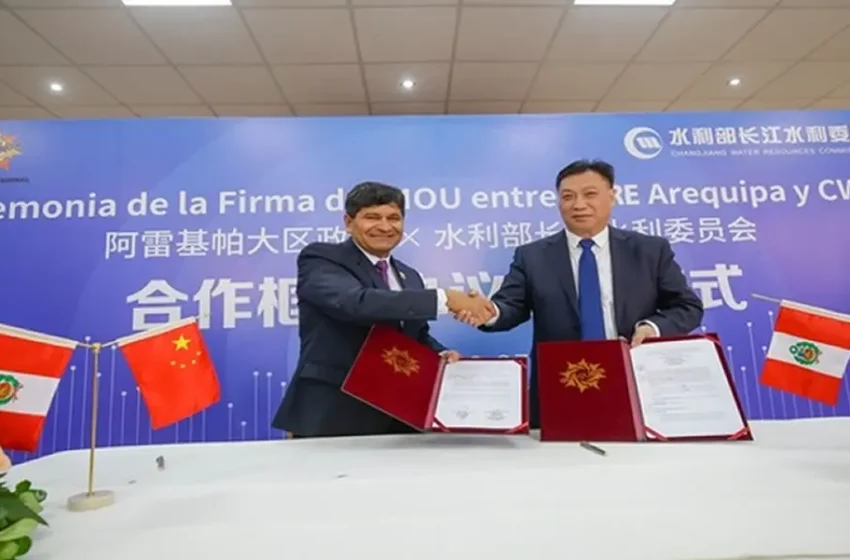  China coopera con Arequipa en temas sobre el cambio climático