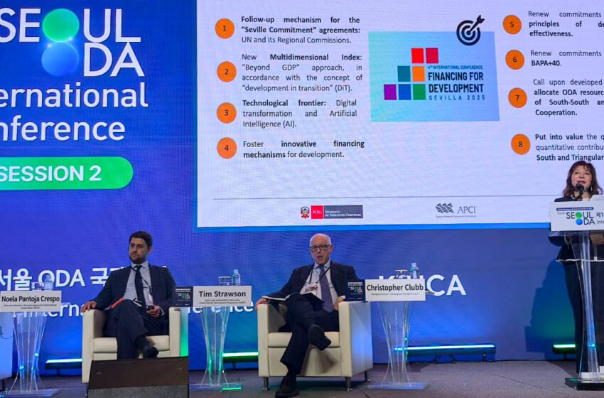 Perú destaca en Seúl su rol como generador de cooperación